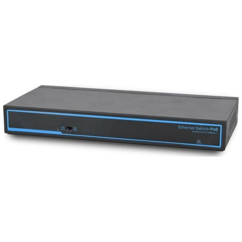 POE комутатор ATIS PoE-1010-8P/250m/8L