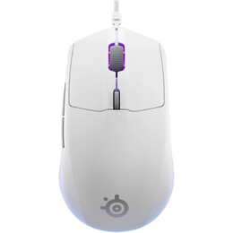 Миша SteelSeries Rival 3 Gen 2 RGB White (62516)