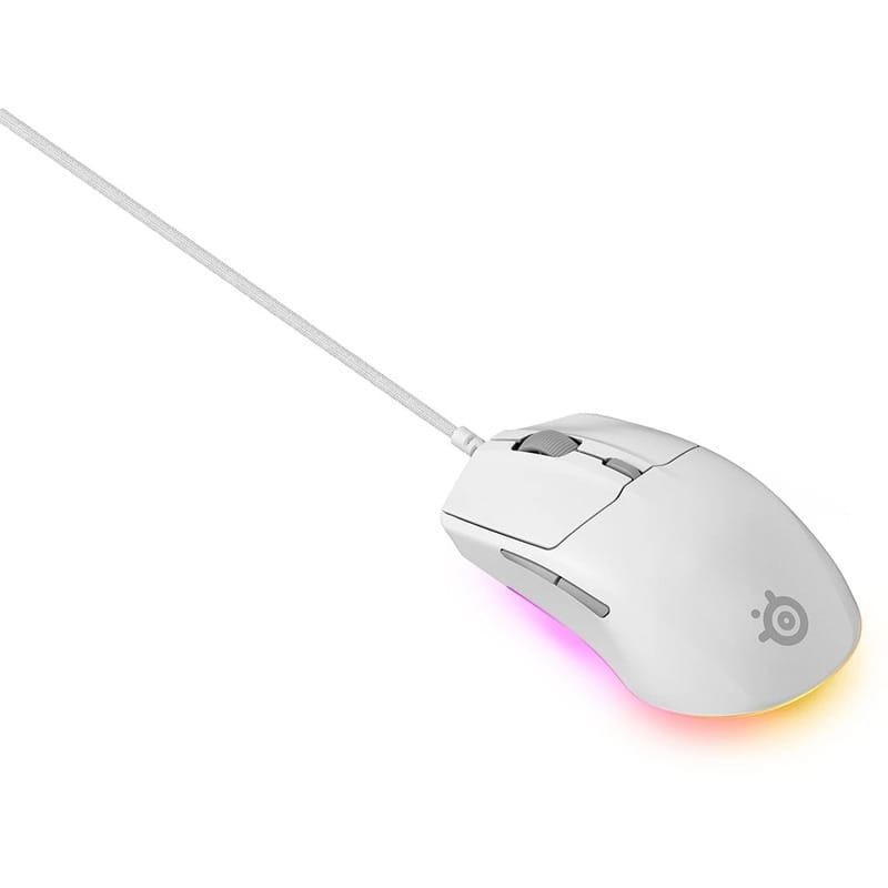 Миша SteelSeries Rival 3 Gen 2 RGB White (62516)