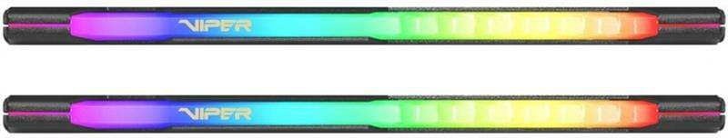 Модуль памяти DDR4 2x32GB/3600 Patriot Viper Steel RGB Black (PVSR464G360C0K)