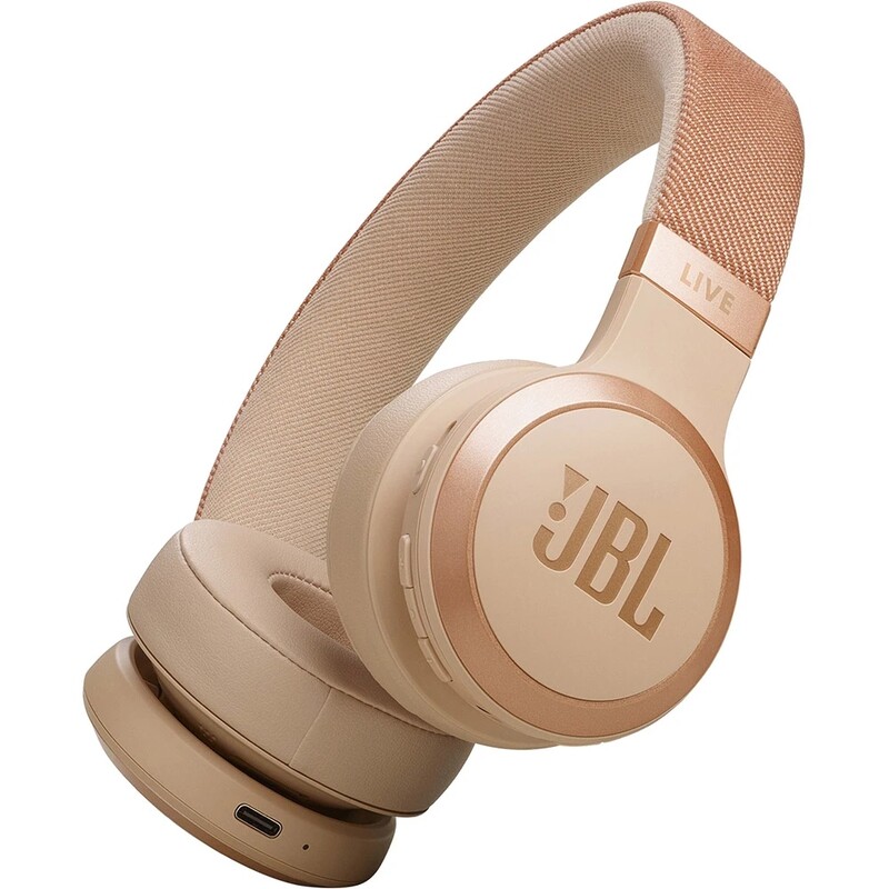 Bluetooth-гарнитура JBL Live 670NC Sandstone (JBLLIVE670NCSAT)