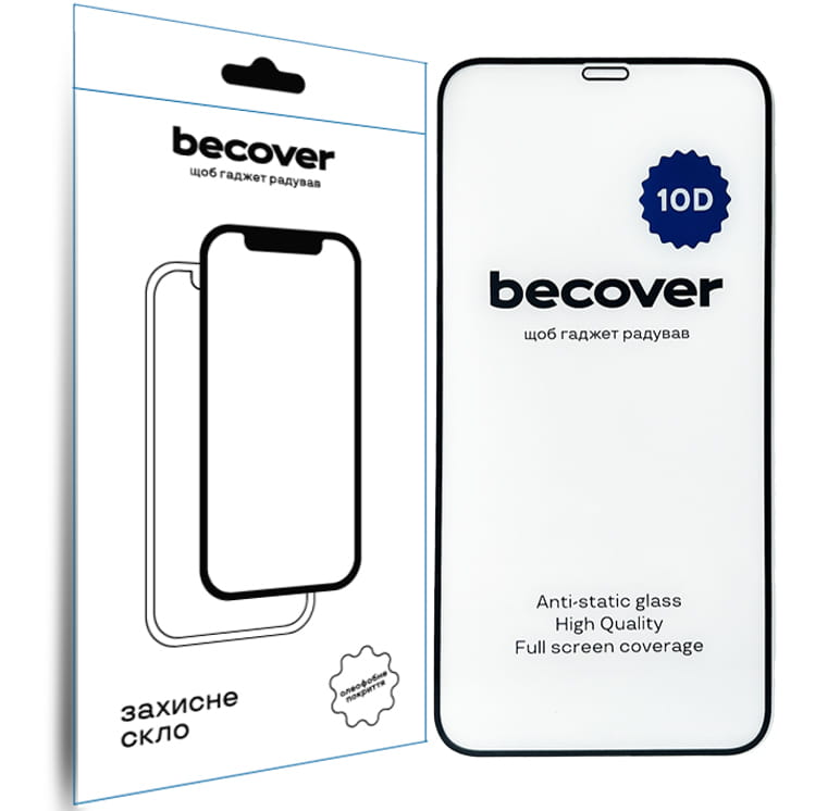 Захисне скло BeCover для Apple iPhone 11 10D Black (711323)