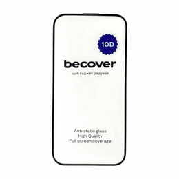 Защитное стекло BeCover для Apple iPhone 15 Pro 10D Black (711331)