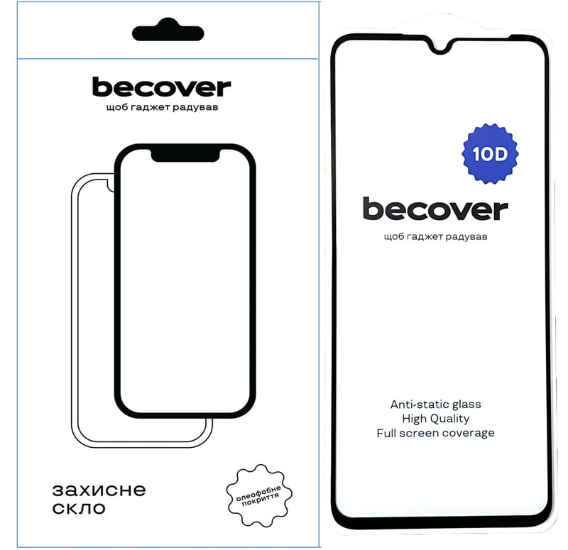 Захисне скло BeCover для Honor X7a 10D Black (711334)