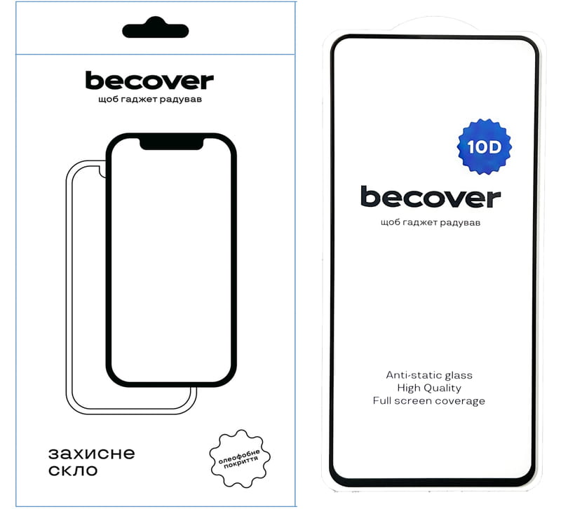 Захисне скло BeCover для Infinix Hot 40 (X6836) 10D Black (711335)