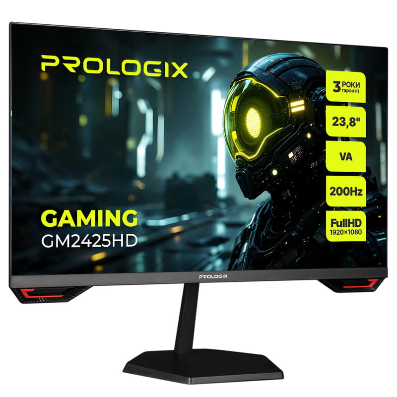 Монітор Prologix Gaming 23.8" GM2425HD VA Black 200Hz