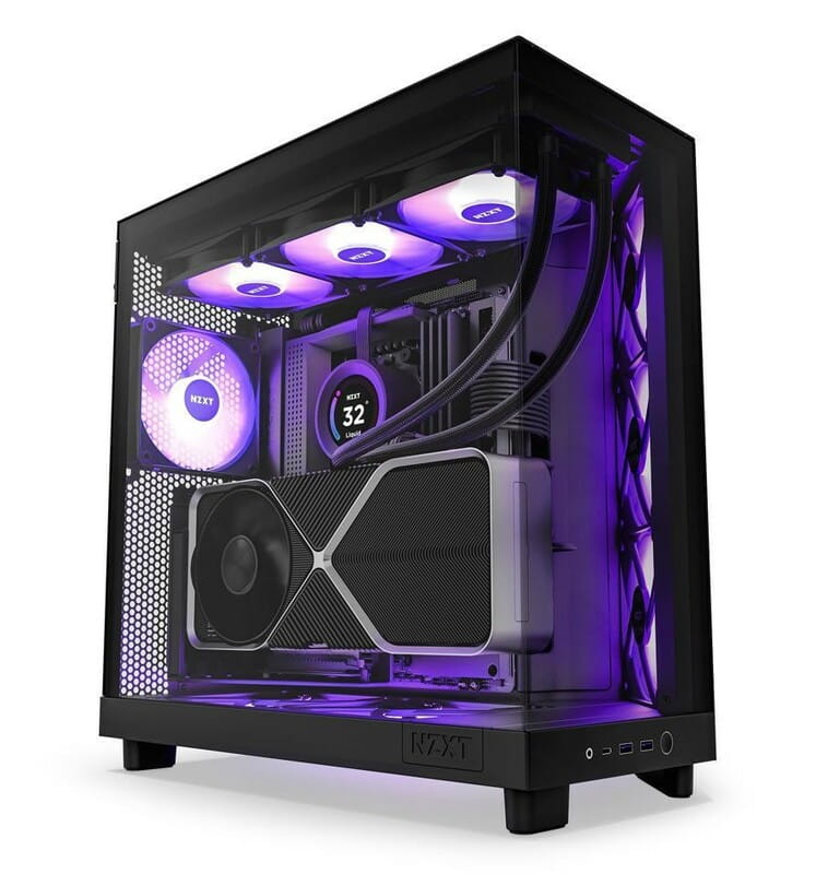 Корпус NZXT H6 Flow RGB Black (CC-H61FB-R1) без БЖ