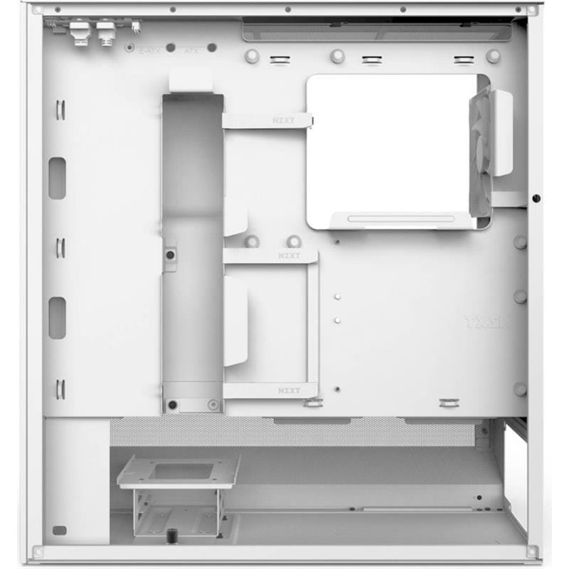 Корпус NZXT H5 Flow RGB White (CC-H52FW-R1) без БЖ