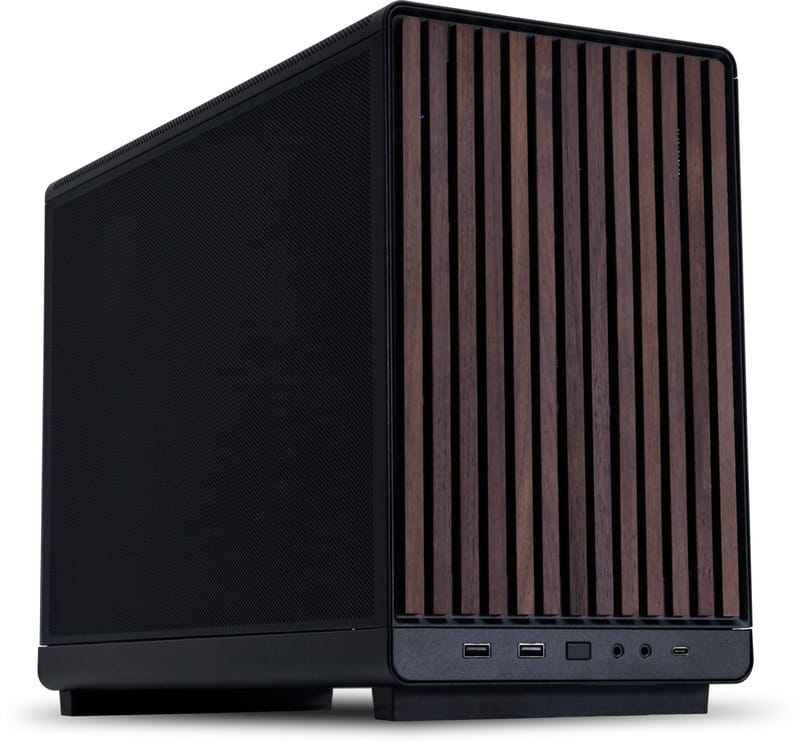 Корпус Lian Li A3-mATX Wooden Front Panel Black (G99.A3X-WD.00) без БЖ
