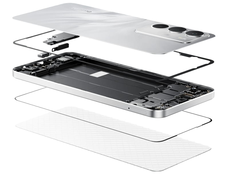 Смартфон Realme C71 8/256GB (RMX5303) White Swan