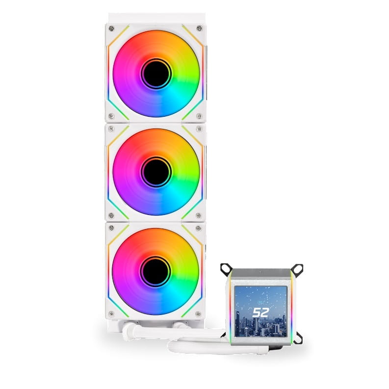 Система водяного охлаждения Lian Li Galahad II LCD SL-INF, 360 White (G89.GA2ALCD36INW.00)