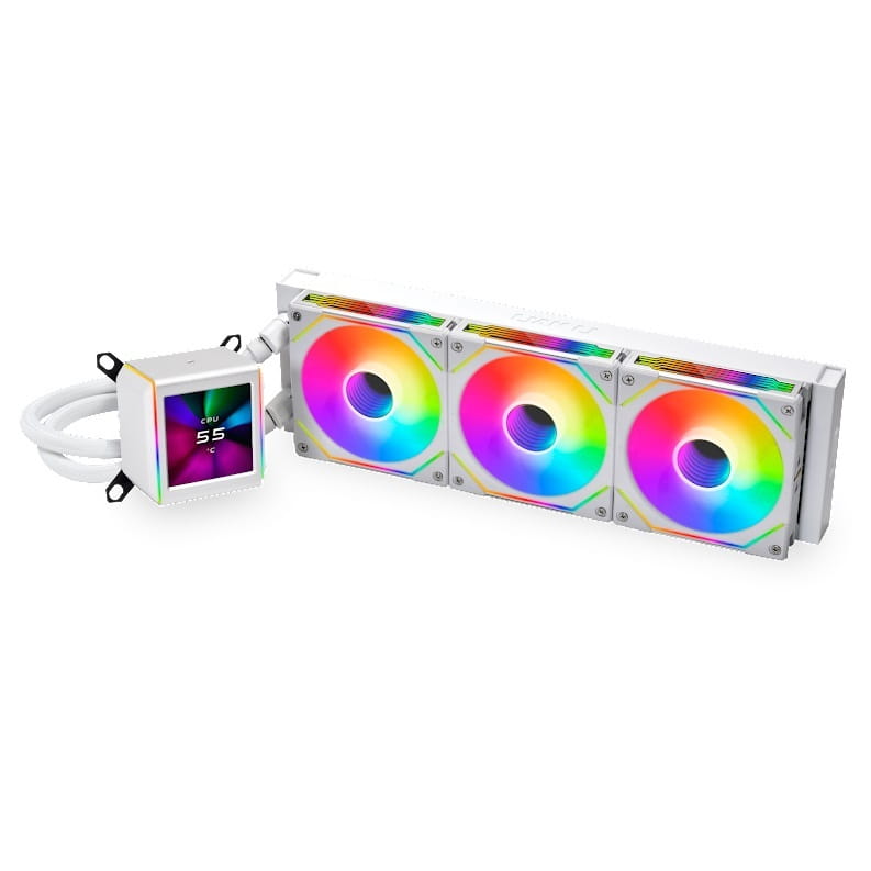 Система водяного охлаждения Lian Li Galahad II LCD SL-INF, 360 White (G89.GA2ALCD36INW.00)