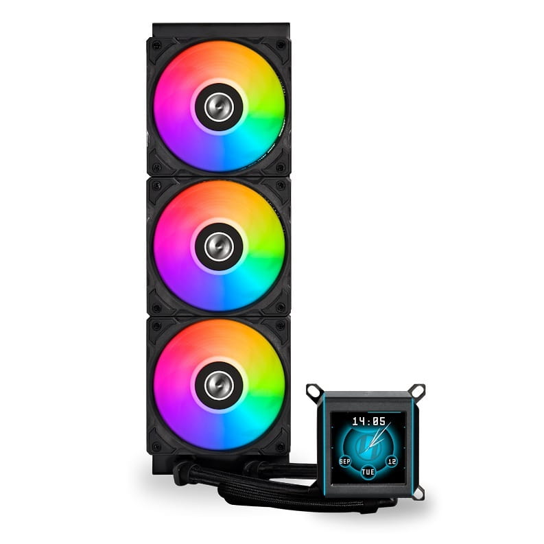 Система водяного охлаждения Lian Li Galahad II LCD, 360 Black (G89.GA2ALCD36B.00)