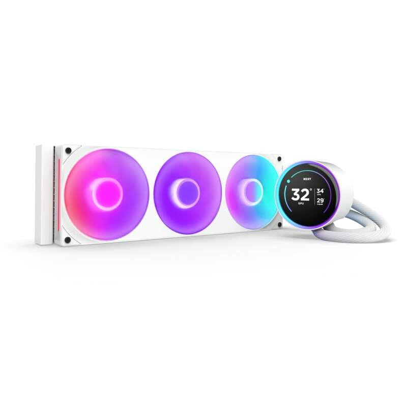 Система водяного охлаждения NZXT Kraken Elite RGB 360 White (RL-KR36E-W2)
