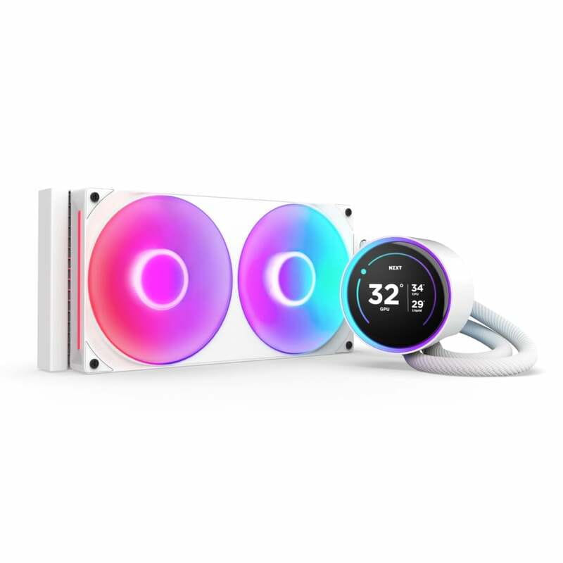 Система водяного охлаждения NZXT Kraken Elite RGB 280 White (RL-KR28E-W2)