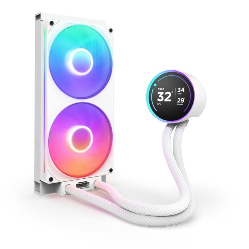 Система водяного охлаждения NZXT Kraken Elite RGB 280 White (RL-KR28E-W2)