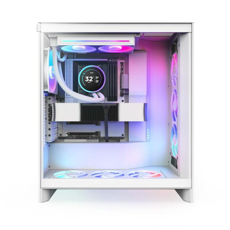Система водяного охлаждения NZXT Kraken Elite RGB 240 White (RL-KR24E-W2)