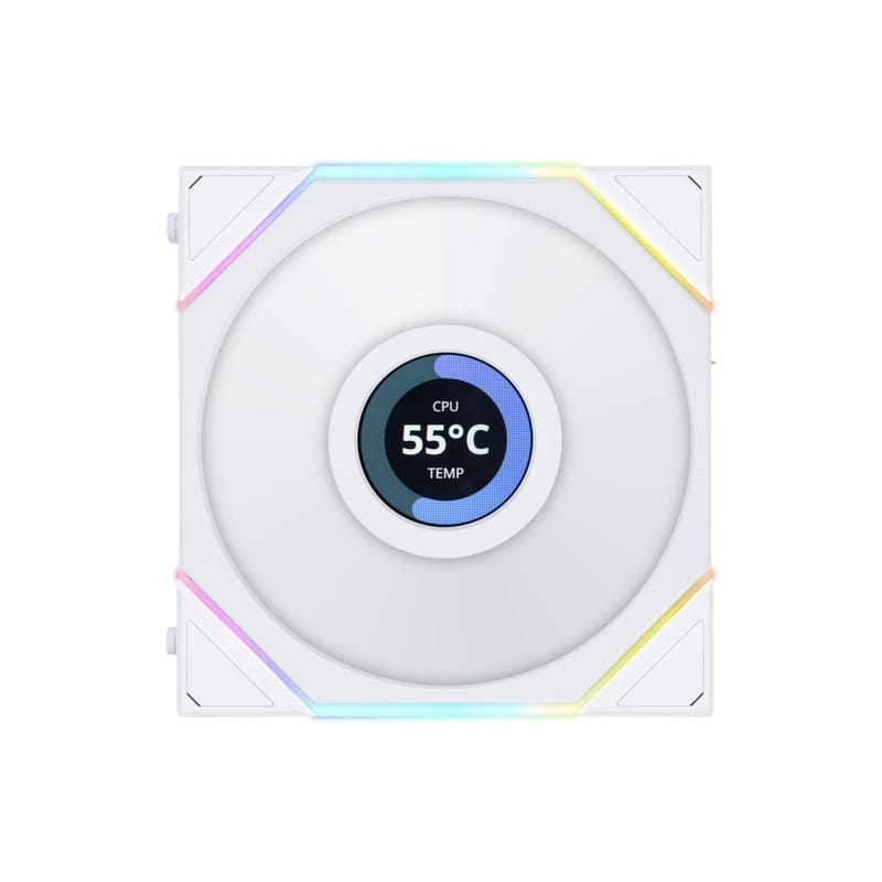 Вентилятор Lian Li TLLCD 120-1, White Cooler (G99.12TLLCD1W.00)