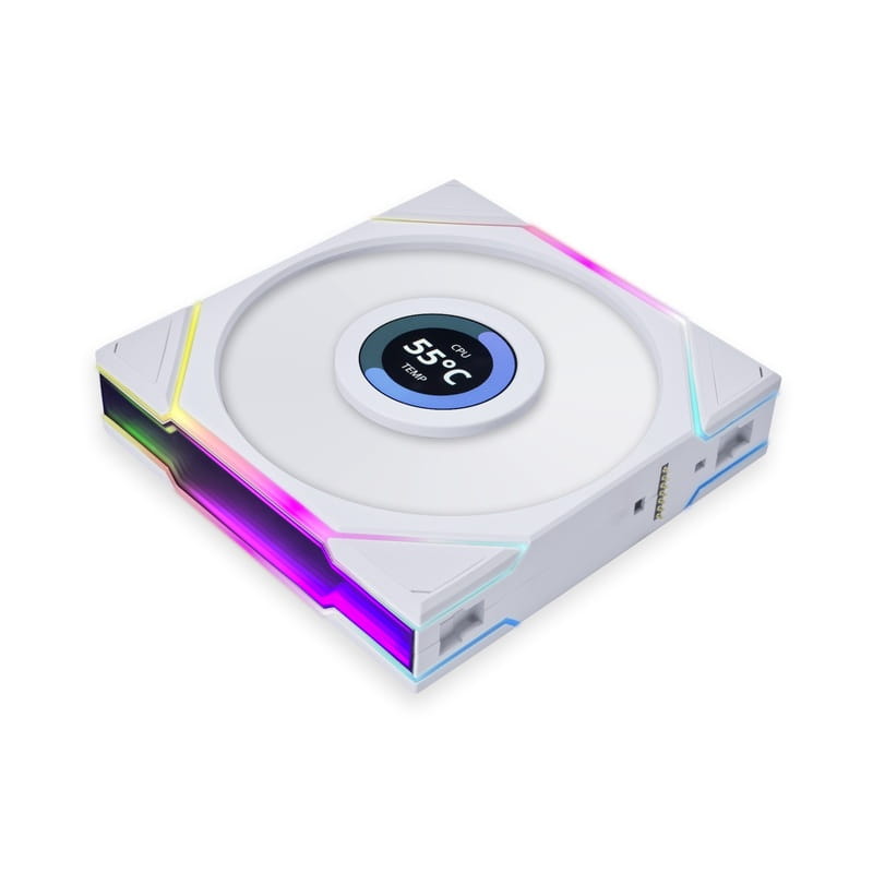 Вентилятор Lian Li TLLCD 120-1, White Cooler (G99.12TLLCD1W.00)