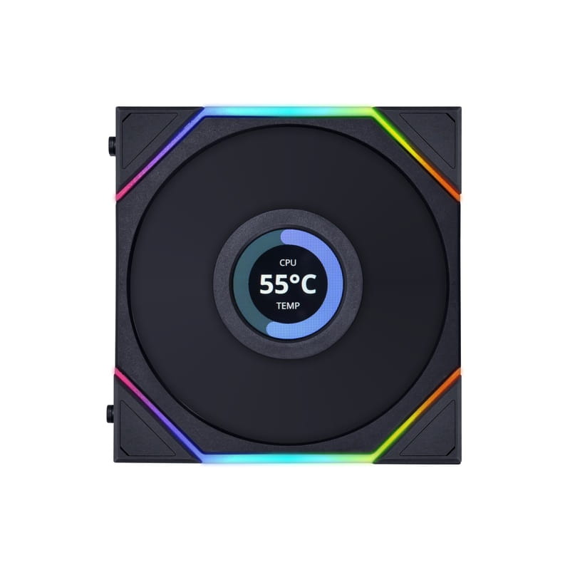 Вентилятор Lian Li TLLCD 120-1, Black Cooler (G99.12TLLCD1B.00)
