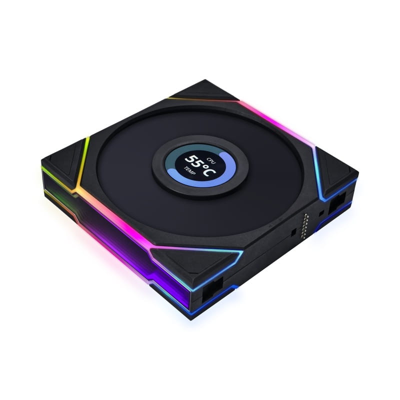 Вентилятор Lian Li TLLCD 120-1, Black Cooler (G99.12TLLCD1B.00)