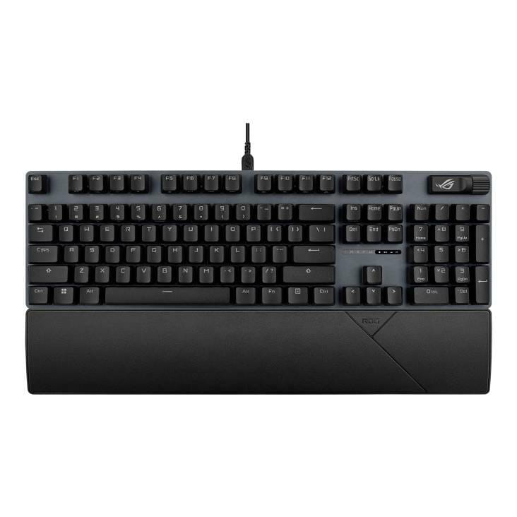 Клавиатура Asus ROG Strix Scope II X NX Snow V2 EN PBT Black (90MP03XF-BKUA20)