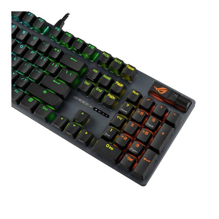 Клавиатура Asus ROG Strix Scope II X NX Snow V2 EN PBT Black (90MP03XF-BKUA20)