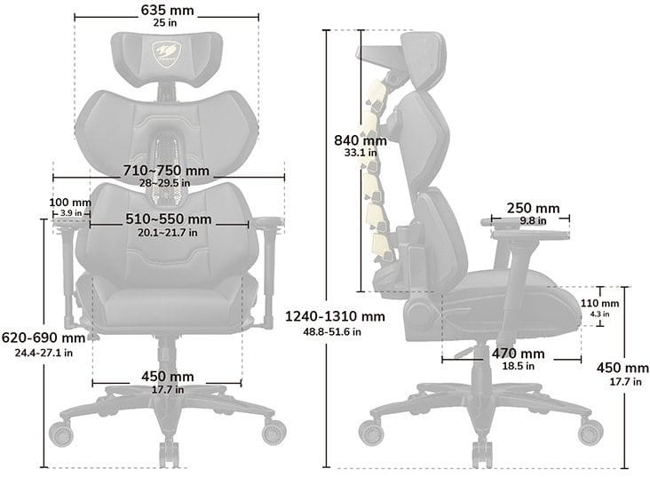 Крісло для геймерів Cougar Terminator Elite Gold