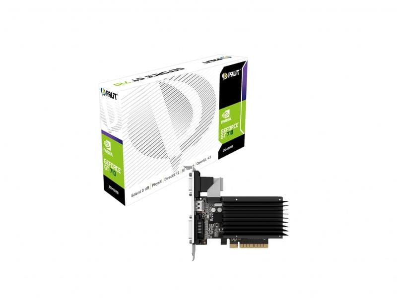Видеокарта GF GT 710 2GB DDR3 Palit (NEAT7100HD46-2080H) купить в ...