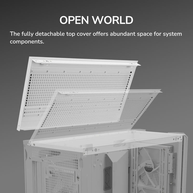 Корпус Cougar MX600 RGB White без БЖ