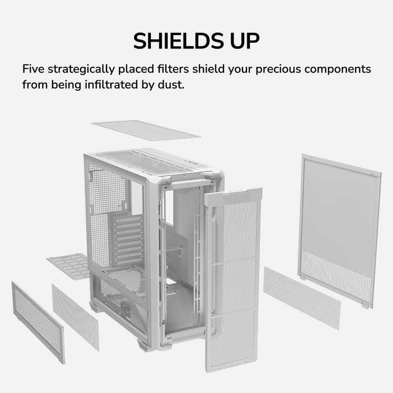 Корпус Cougar MX600 RGB White без БЖ