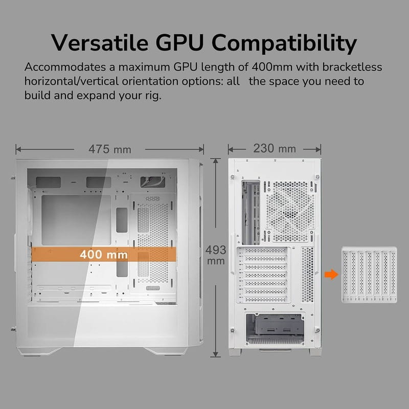 Корпус Cougar Uniface White без БЖ