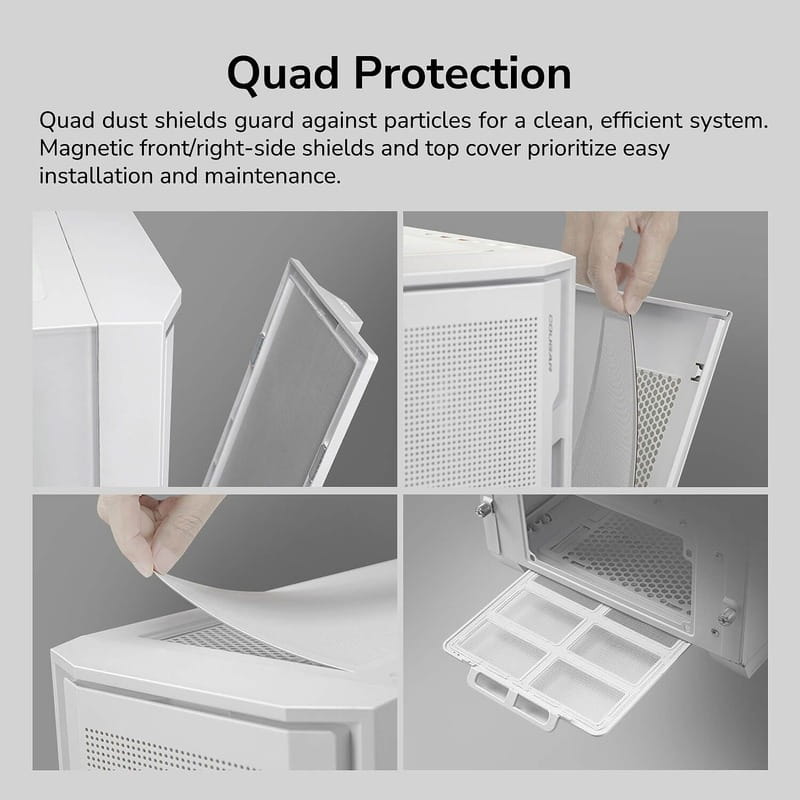 Корпус Cougar Uniface White без БЖ