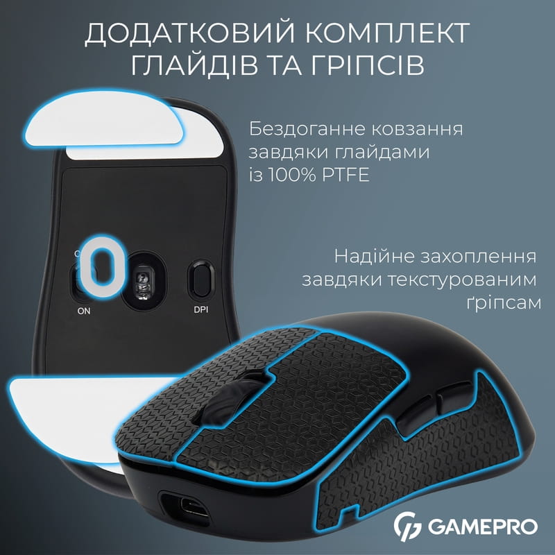 Миша бездротова Gamepro Asgard Loki Black (GM022B)