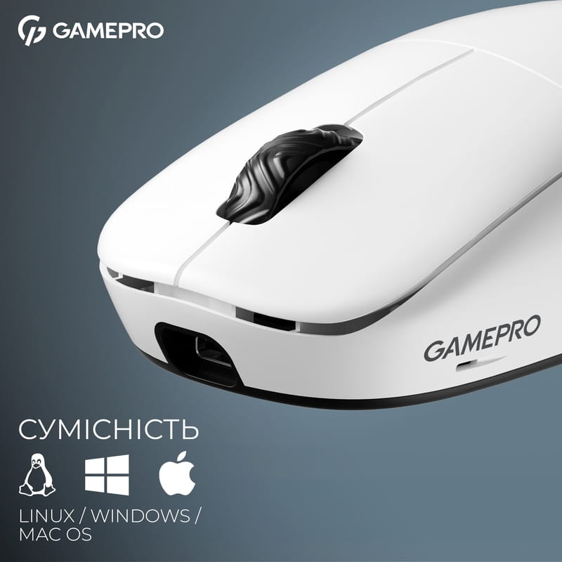 Миша бездротова Gamepro Asgard Loki White (GM022W)