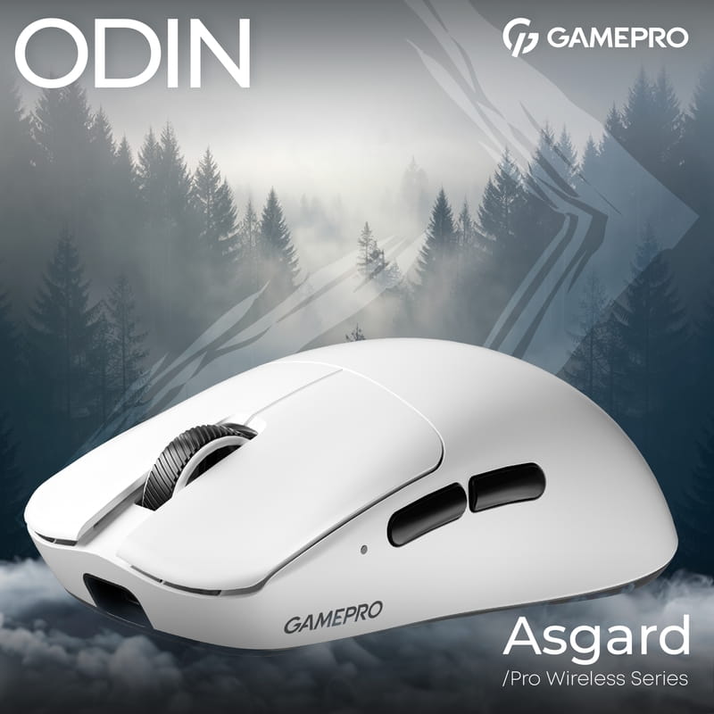 Миша бездротова Gamepro Asgard Odin White (GM035W)