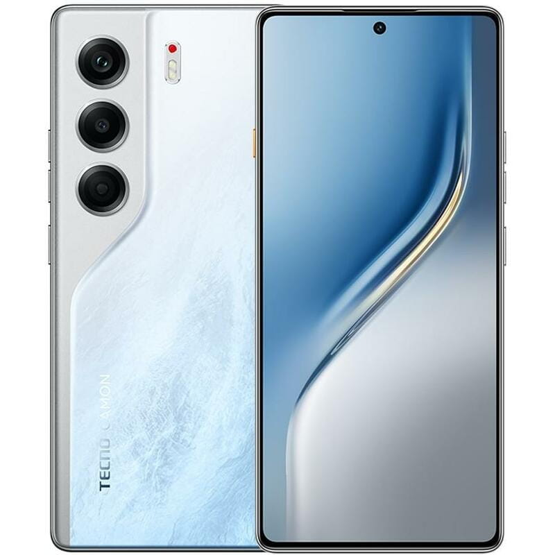 Смартфон Tecno Camon 40 (CM5) 8/256GB Glacier White (4894947069246)