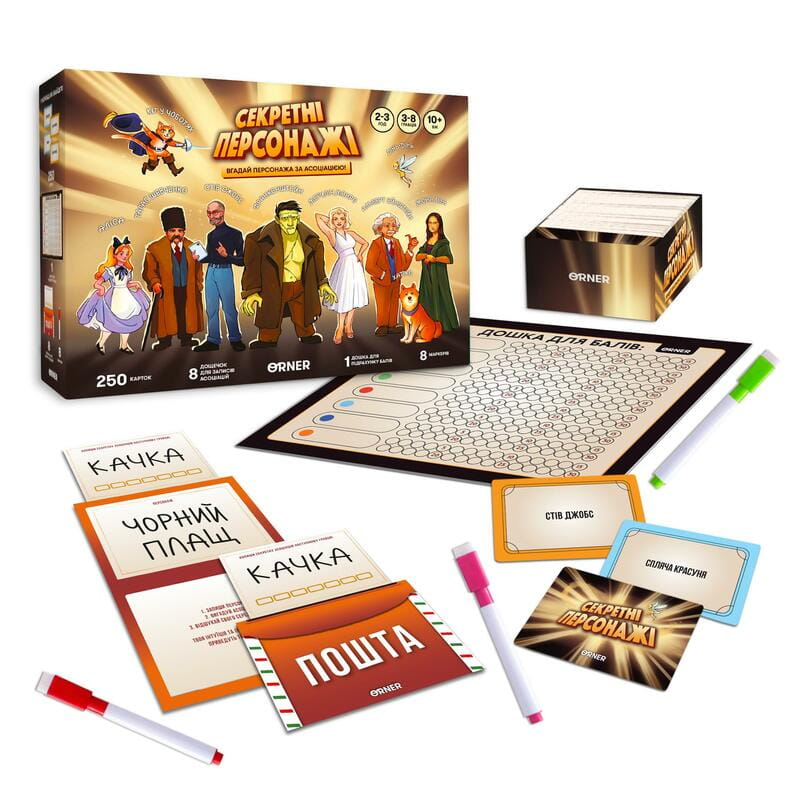 Игра для компании Orner Секретные персонажи (orner-2929)