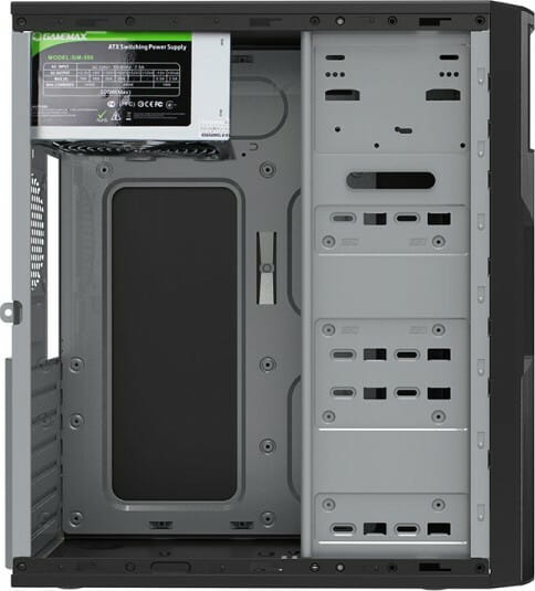 Корпус GameMax ET-211-500W-2U3 Black 500W