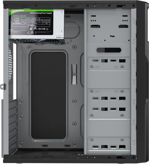 Корпус GameMax ET-211-500W-2U3 Black 500W