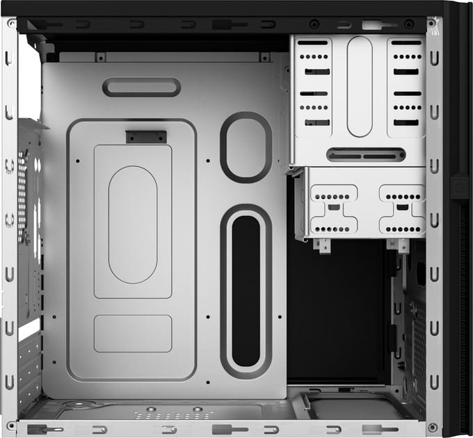 Корпус GameMax MT-304-NP Black без БП