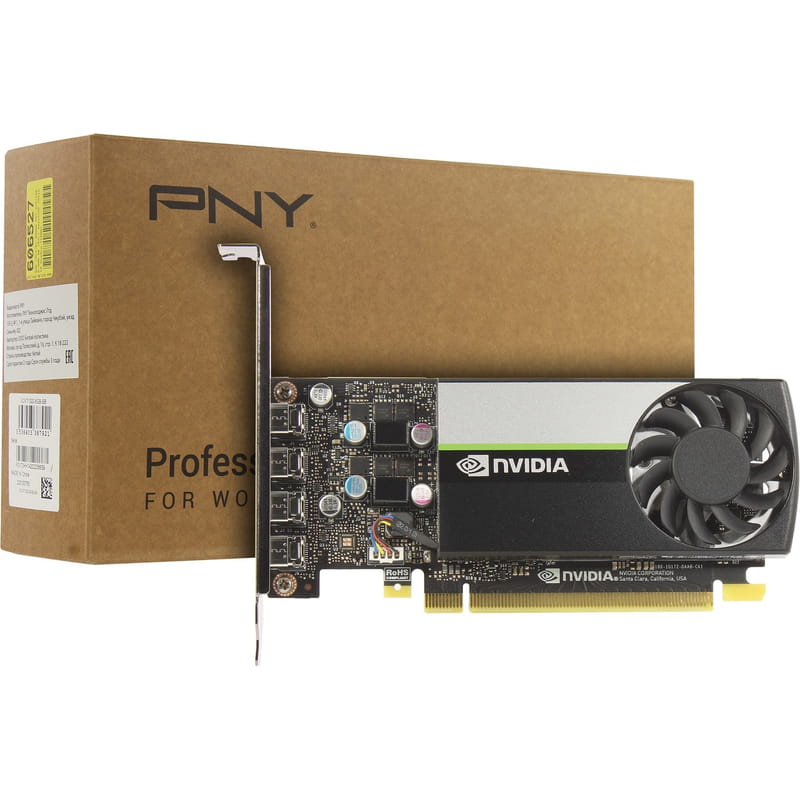Відеокарта Quadro T1000 8GB GDDR6 PNY (VCNT1000-8GB-SB)