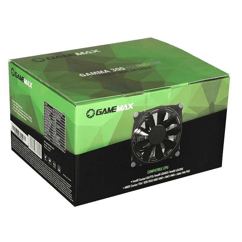Кулер процесорний GameMax Gamma 300 Rainbow ARGB