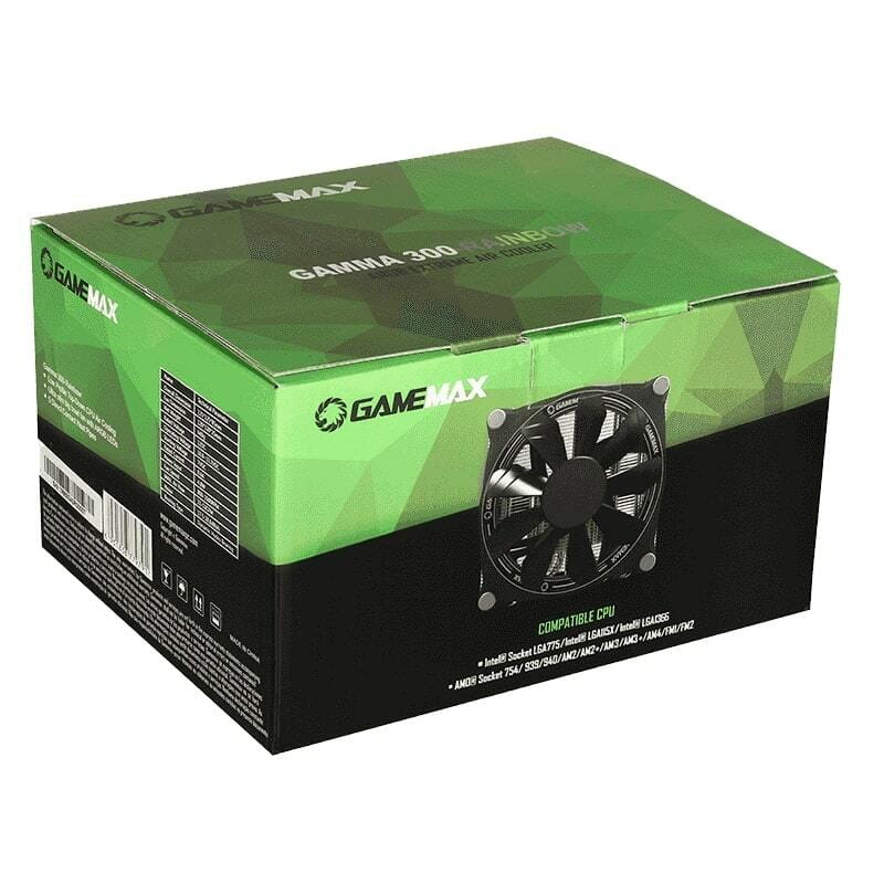 Кулер процессорный GameMax Gamma 300 Rainbow ARGB