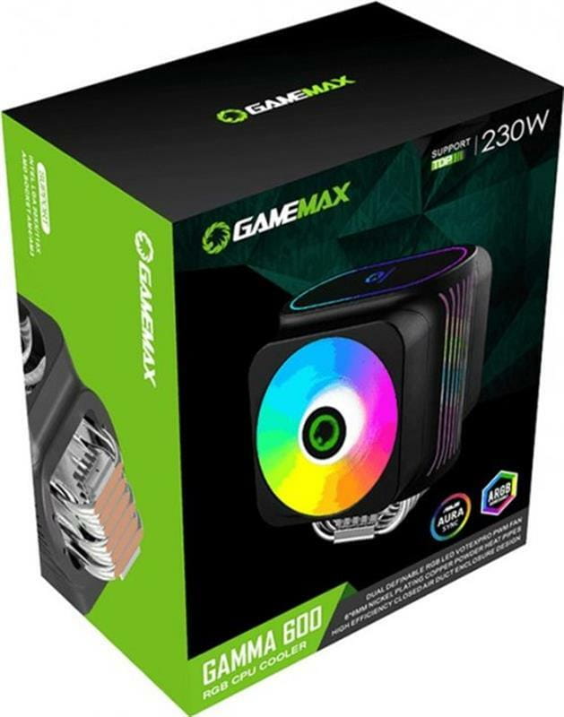 Кулер процессорный GameMax Gamma 600 ARGB