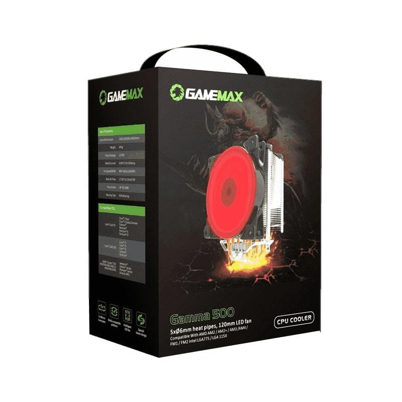 Кулер процесорний GameMax Gamma 500 Green