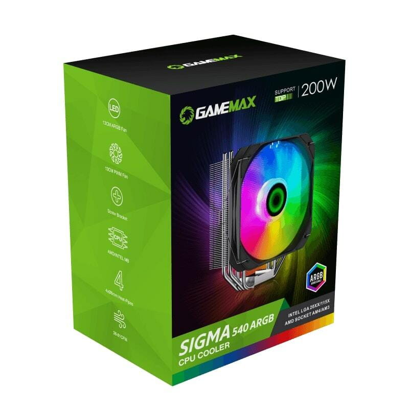 Кулер процесорний GameMax Sigma 540 ARGB