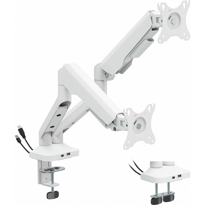 Крепление настольное для двух мониторов OfficePro 17-35" White (MA452W)