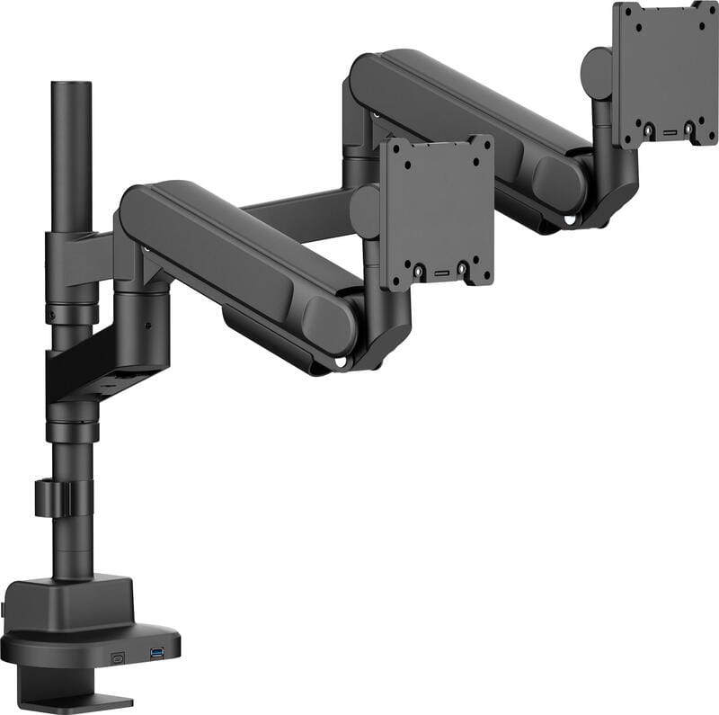 Кріплення настільне для двох моніторів OfficePro 24-57" Black (MAH752B)