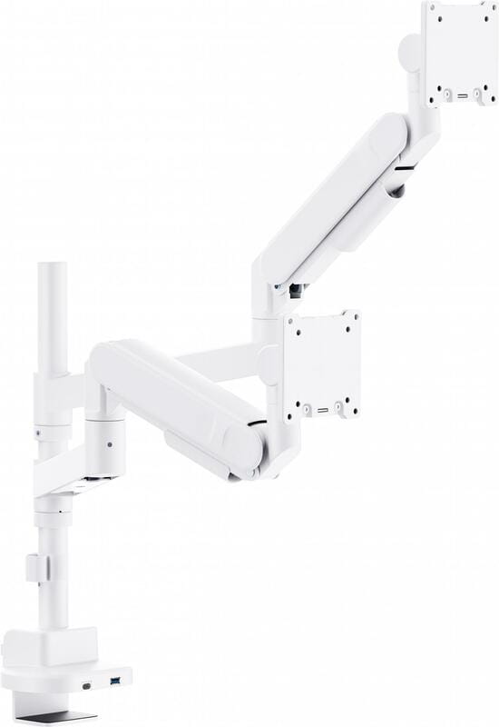 Крепление настольное для двух мониторов OfficePro 24-57" White (MAH752W)